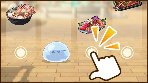Eat the food falling from the sky!
